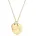 Kette mit Anhänger Münzen Gold/Silber