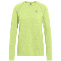 Odlo Essential Seamless Crew Neck Longsleeve Damen-Limette, Größe S