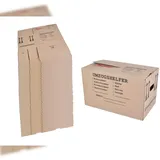 BURI Umzugskarton 50 Stück bedruckt 59x34x35cm Traglast bis 30kg Aufbewahrung Kiste