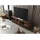 Wolf-Möbel Bark TV-Board 175x40x47 cm Dunkelbraun Holz