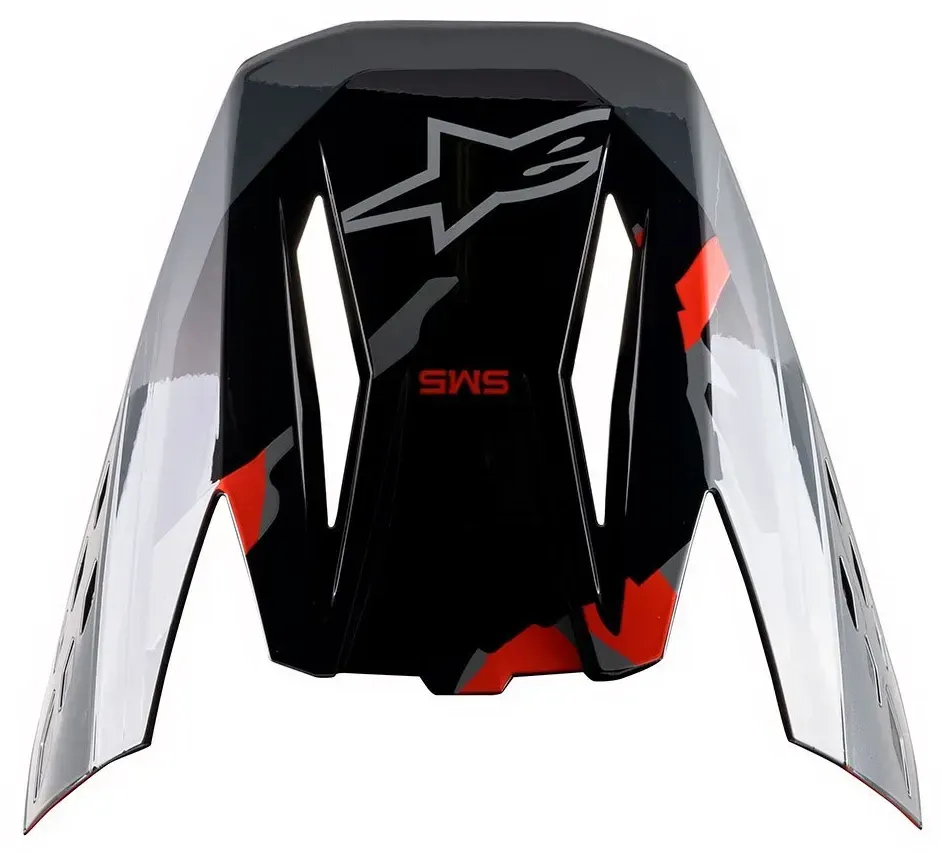 Alpinestars Visera S-m5 Rover Visier - Anthracite / Red Fluo / Grey Camo - One Size