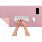 Sax design Schreibtischunterlage hellrosa/altrosa Kunstleder 90,0 x 45,0 cm, 1 St.