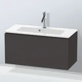 Duravit L-Cube 82x39,1cm, graph matt, 1 Auszug, LC615708080
