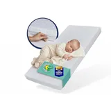 Kids Collective Kindermatratze SMART, Babymatratze mit abnehmbarem Bezug, waschbar bei 60°C, Kids Collective, 6 cm hoch, (Hergestellt in der EU), für Babybett oder Gitterbett, 120x60 cm, 6cm hoch, eco5 zertifiziert 60 cm x 120 cm x 6 cm
