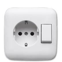 Busch-Jaeger Schuko-Steckdose 1 St. Weiß