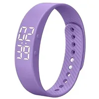 findtime Fitnessuhr Schrittzähler Uhr Herren und Damen Digitale Armbanduhr Digitaluhr Sportuhren mit Messung des Schrittes, Kalorienverbrauchs und der Distanz