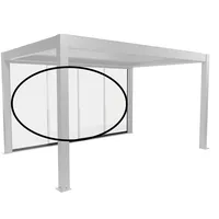 Biohort Glasschiebewand 3 m quarzgrau-metallic