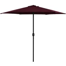vidaXL Sonnenschirm 270 x 246 cm Bordeauxrot
