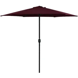 vidaXL Sonnenschirm 270 x 246 cm Bordeauxrot