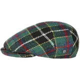 LIERYS Harris Tweed Flatcap Schirmmütze kariert Made in Italy Herren Herbst Winter grün 60 cm - 60
