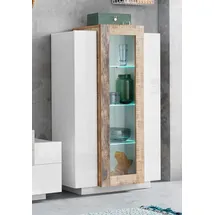 Home Affaire Vitrine Coro 80 x 38 x 120,5 cm Weiß