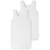 SCHIESSER Unterhemd BOYS ORIGINAL CLASSICS 2er Pack in weiß
