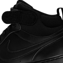 Nike Court Borough Mid 2 Sneaker Kinder black/black-black 38
