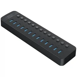 Xiaomi Orico CT2U3-13AB 13x USB-A 3.0 Hub Schaltern - Schwarz