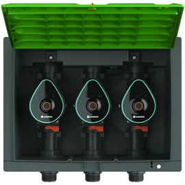 Gardena Ventilbox 9 V Bluetooth grau 0,28 m x 0,21 m