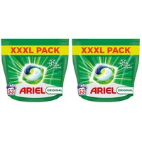 2x Ariel All-in-1 Pods Waschmittelkapseln Original 53 Stück - Multipack