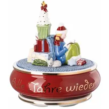 Hutschenreuther Sammelserie Weihnachtslied Spieluhr groß; 14 cm/Ø Alle Jahre wieder