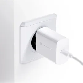 forcell NETZ-Ladegerät mit USB Typ C und iPhone-Anschluss Ladekabel