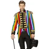 W WIDMANN MILANO Party Fashion - Kostüm Parade Frack, Regenbogen, CSD, Zirkusdirektor, Gardeuniform, Clown, Showmen, Karneval