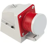 PCE CEE-Wandgerätestecker 16A 5p 6h IP44 mit Deckel