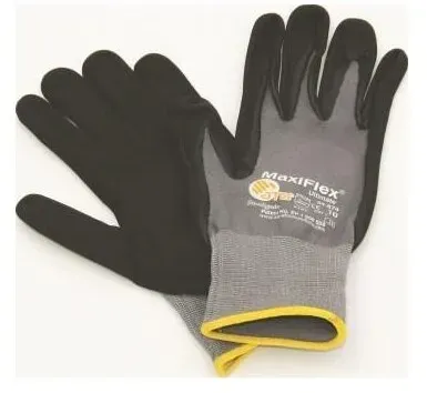 Hufa Fliesenleger Nylon Strick Handschuhe grau XXL