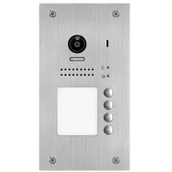 Indexa 28339 VT200 UP Video-Türsprechstelle mit 4 Rüftasten 4-FH Video-Türsprechanlage MFH VT200TU4