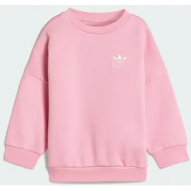 adidas Girls' Monogram Crew/Leggings Set Infant, Pink, - 104