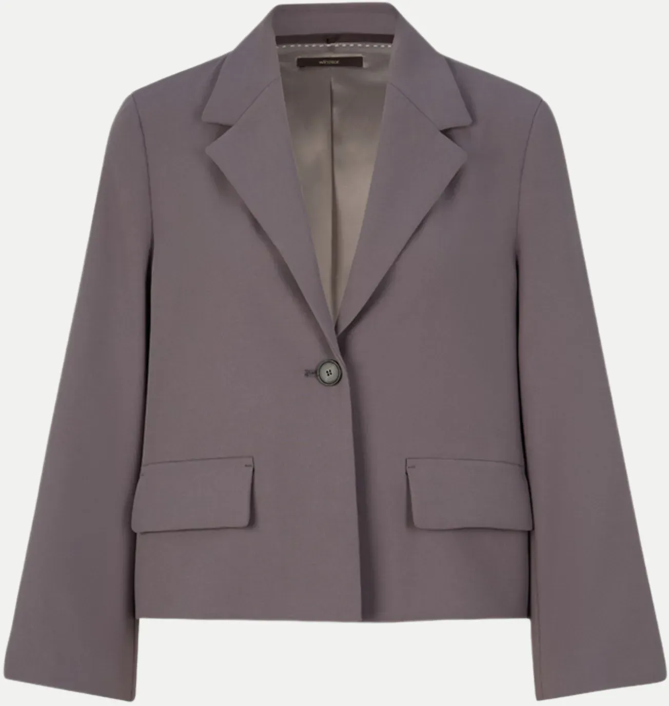 Regular-Fit Crêpe-Blazer Grau 42