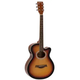 Dimavery AW-400 Westerngitarre, sunburst