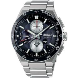 Seiko Astron 5X83 GPS Solar Dual Time Chronograph SSH151J1 - schwarz,grau - 43,3mm