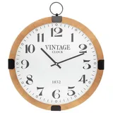 Atmosphera Wanduhr 38 cm 38 Vintage-stil weiß