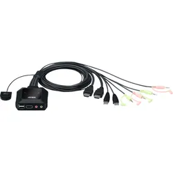 ATEN CS22H - KVM-/Audio-/USB-Switch - 2 x KVM/Audio/USB