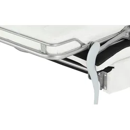 Sofa.de Schlafcouch Leder 2-Sitzer Weiß