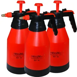 Handsprüher Sprühflasche Druck Pump Garten Pflanzen Sprüher Flasche 1,5 L 3x H2