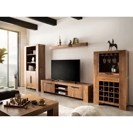 Woodkings Wandregal Osbon 100 x 15 x 10 cm Braun