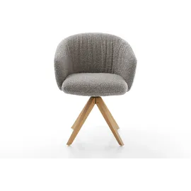 DeLife Caja-Flex Bouclé Silbergrau