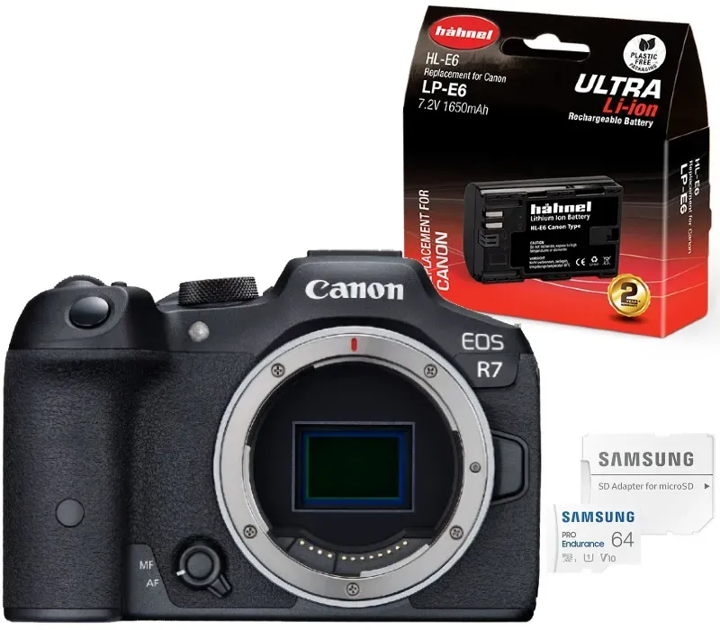 Preisvergleich Produktbild Canon EOS R7 body Promo Bundle |  150 € Cashback