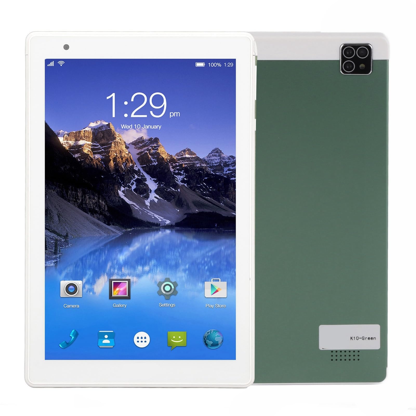 Android Tablet, 8 Zoll 1920 X 1200 IPS Bildschirm Android 10.0 Tablet, 4 GB RAM 64 GB ROM Anruftablett mit Octa Core Prozessor, Dual Kamera 2,4 G WiFi 4.2 Bluetooth(EU)