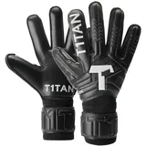 T1TAN Torwarthandschuhe für Erwachsene Classic 1.0 Black-Out schwarz 6