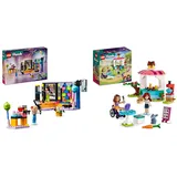 LEGO Friends Karaoke-Party, Musik-Spielzeug für Mädchen und Jungen ab 6 Jahren & Friends Pfannkuchen-Shop Set, Kreatives Spielzeug