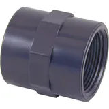 Powerhaus24 PVC Klebemuffe D 50 mm auf 1 1/2 Zoll IG,