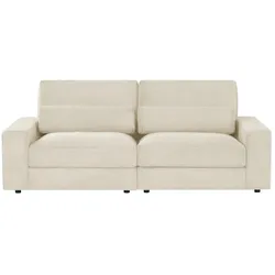 Big Sofa  Branna , creme , Maße (cm): B: 232 H: 88 T: 120