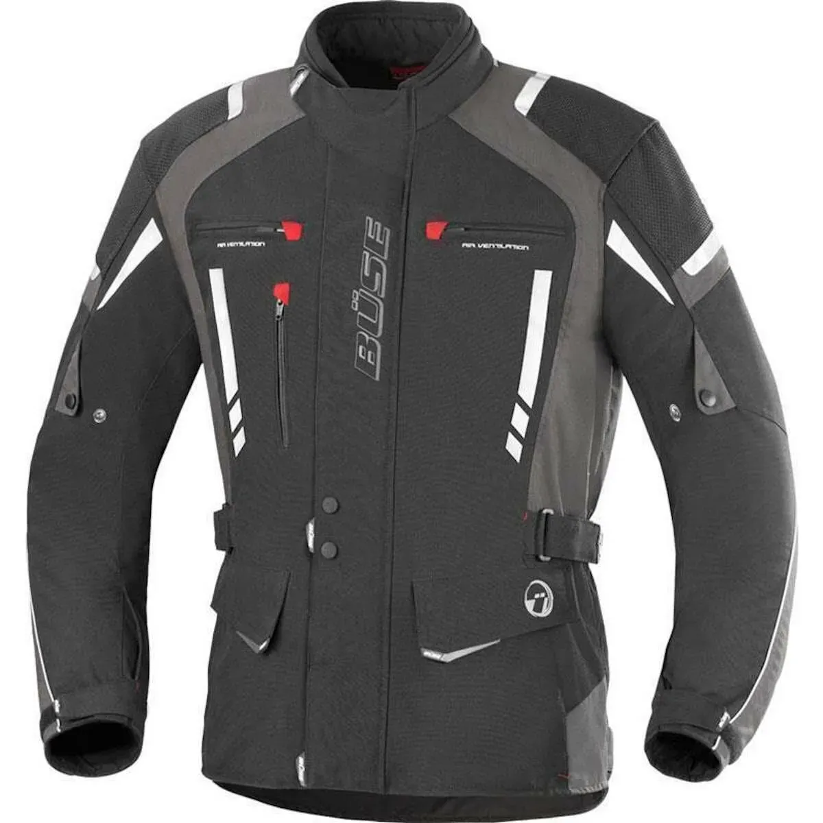 Büse Torino Pro Herren Jacke schwarz / anthrazit 30