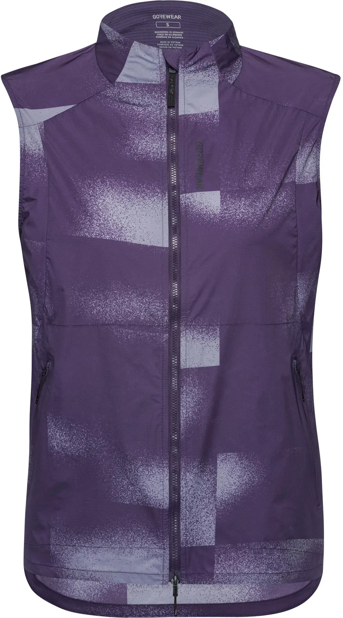 GOREWEAR CONCURVE Electro Laufweste Damen in mosaic purple indigo-amethyst grey, Größe S - lila