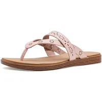 Skechers Damen Summer Cove-Spring Showers Flip-Flop, Blush, 9.5 - 39.5 EU