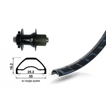 XLC H-RAD 27.5" RW-A14 6-LOCH..SZTA 12 32L