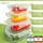 Fresh Master Frischhaltedose Glas Set 16-tlg. Borosililatglas, (2 x 370 ml, 2 x 640 ml, 2 x 1.050 ml, 2 x 1.520 ml mit Deckel