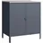 casa.pro Outdoor Schrank Bolognano 92x80x50 cm Dunkelgrau, matt