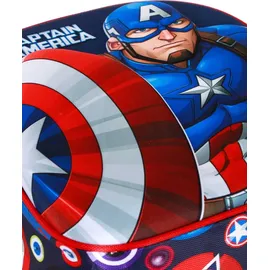 Marvel Captain America Patriot 3D Rucksack 31cm - Blau