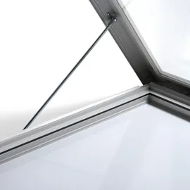 Showdown Showdown® Displays Schaukasten T silber 4x DIN A4 58,5 x 4,7 x 76,0 cm, 1 St.